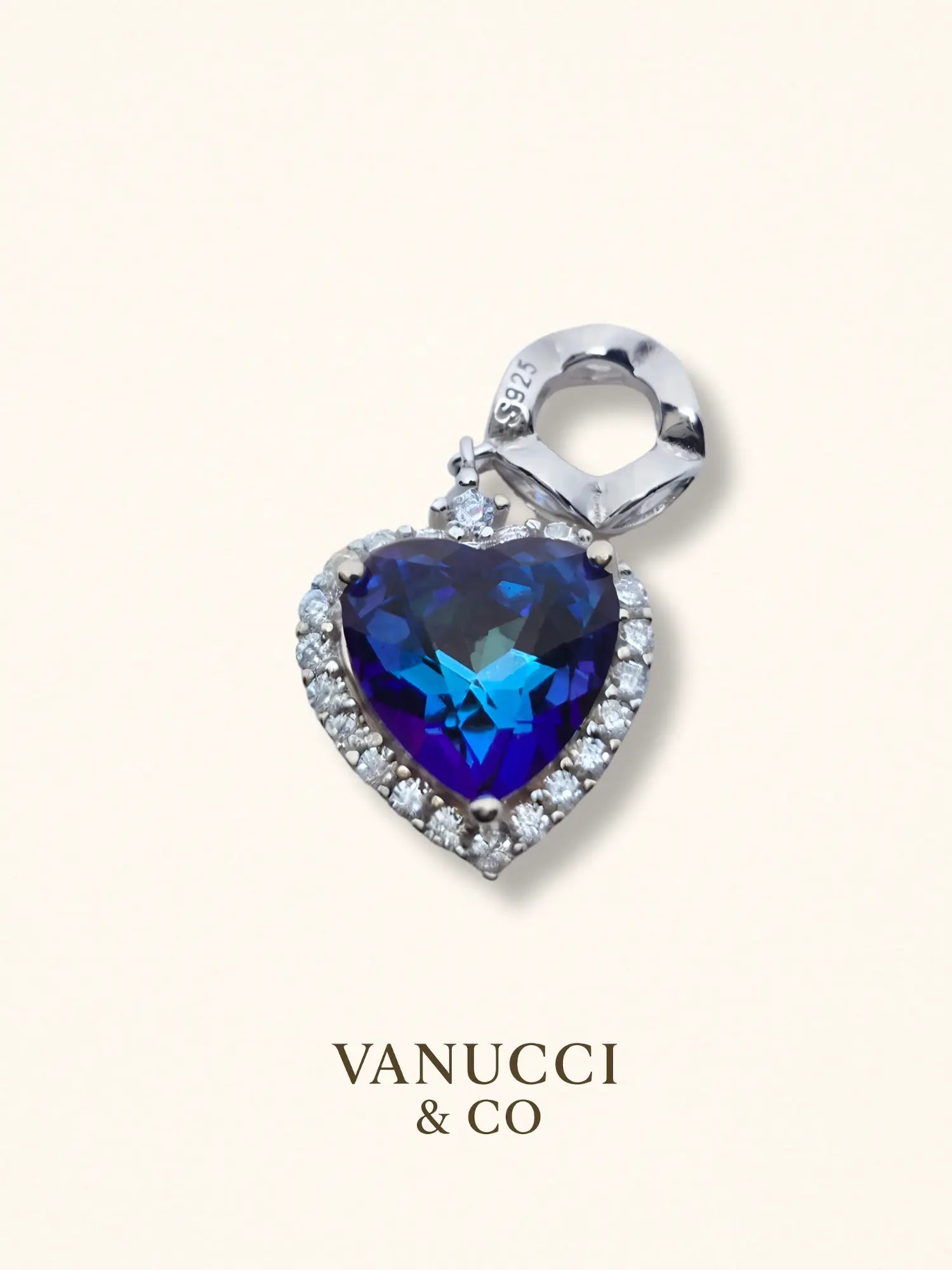 Charm Corazón Plata 925 - VANUCCI & CO