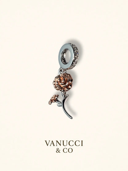 Charm Rosa Plata 925 - VANUCCI & CO