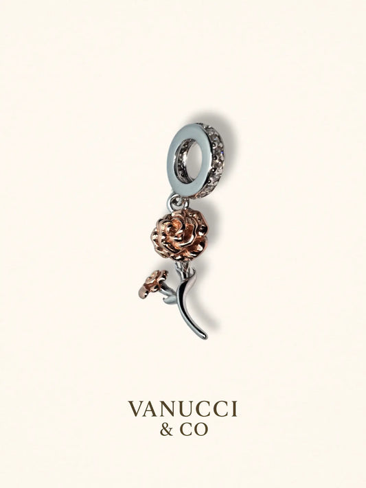 Charm Rosa Plata 925 - VANUCCI & CO