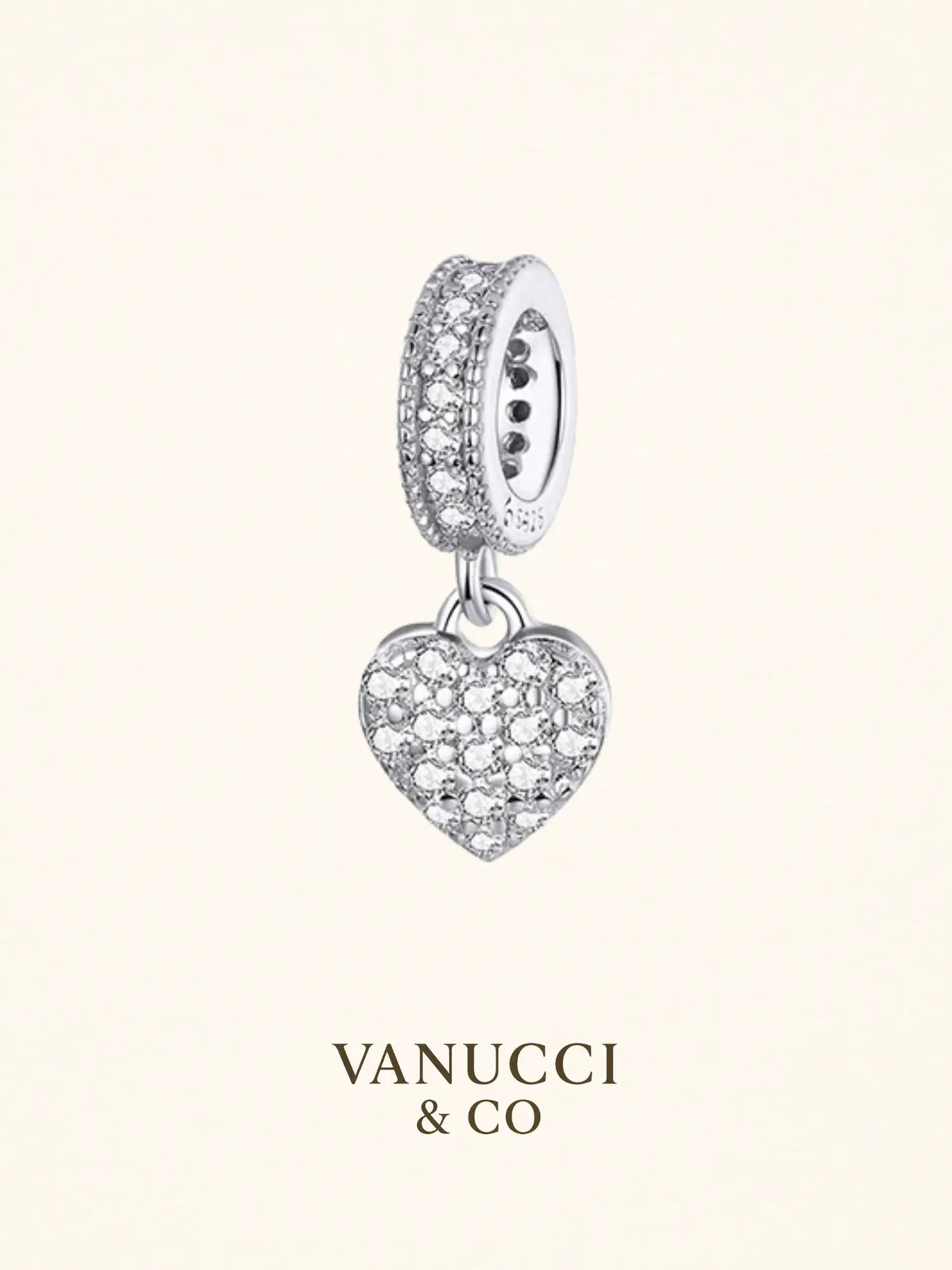 Charm Corazón Plata 925 - VANUCCI & CO