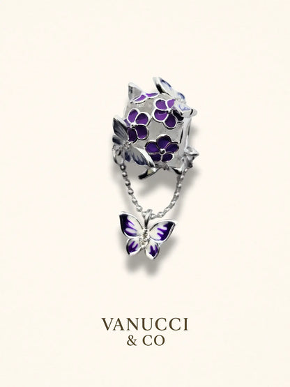 Charm Mariposa Plata 925 - VANUCCI & CO