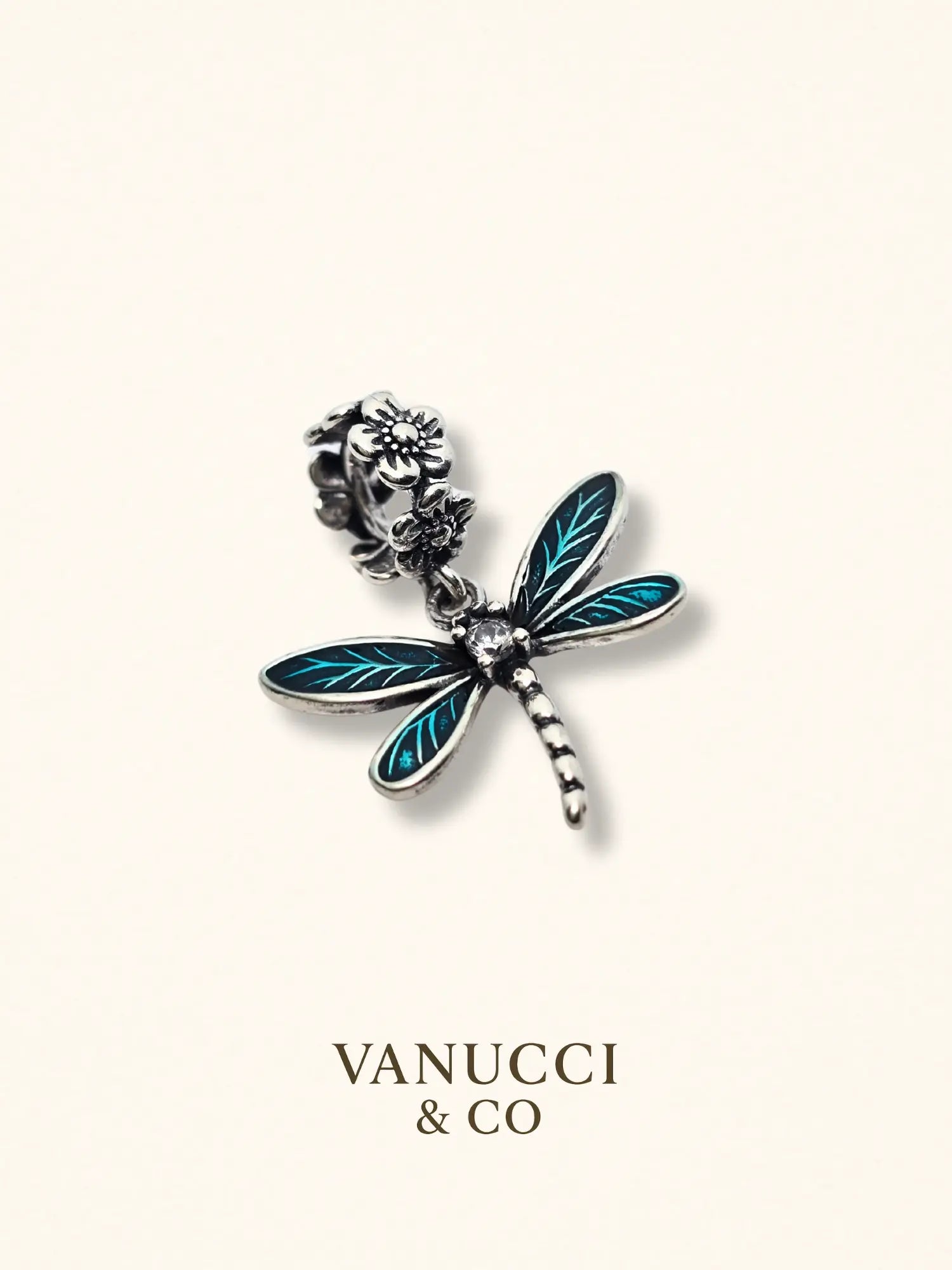 Charm Libélula Plata 925 - VANUCCI & CO
