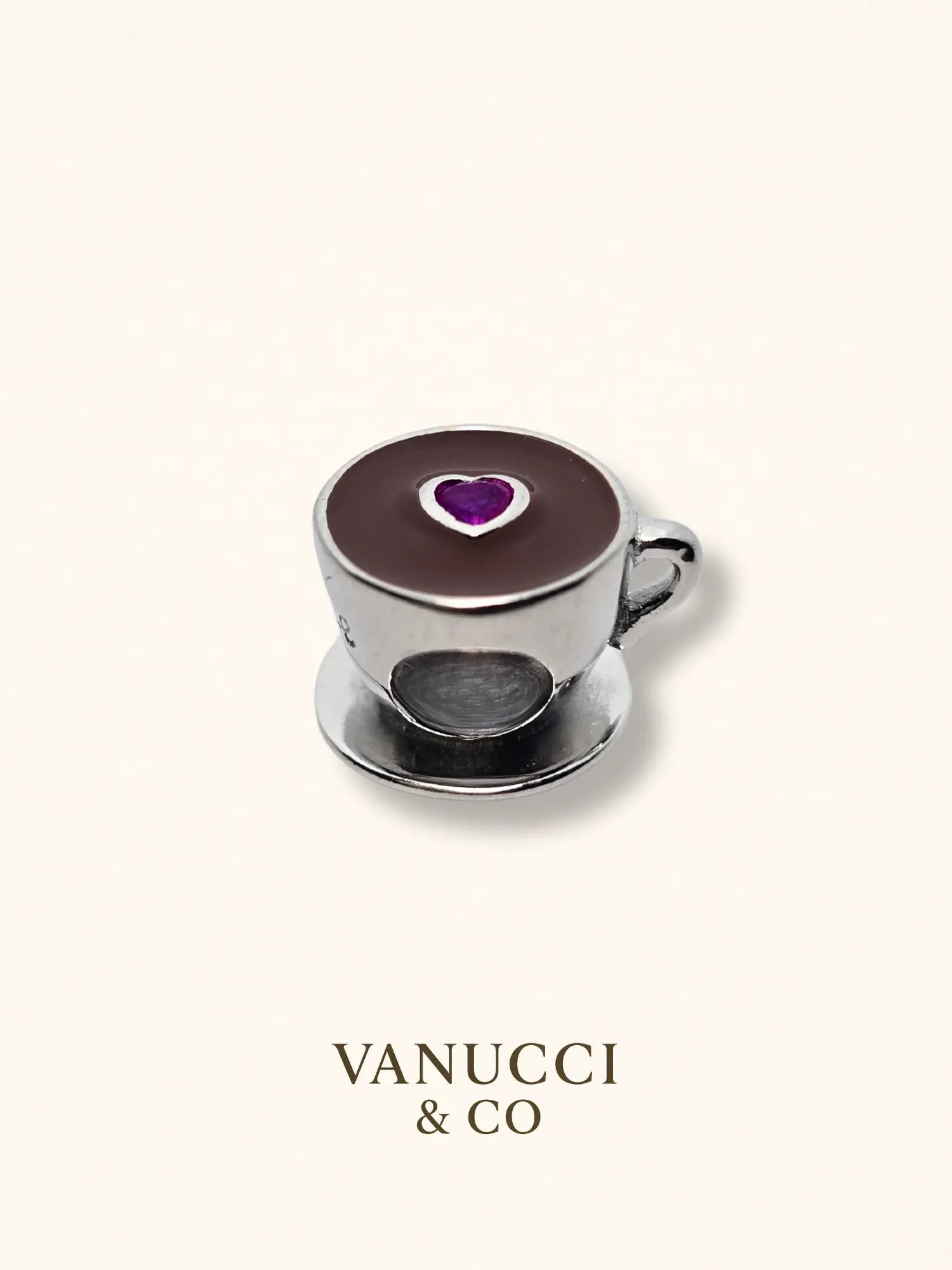 Charm Café Plata 925 - VANUCCI & CO