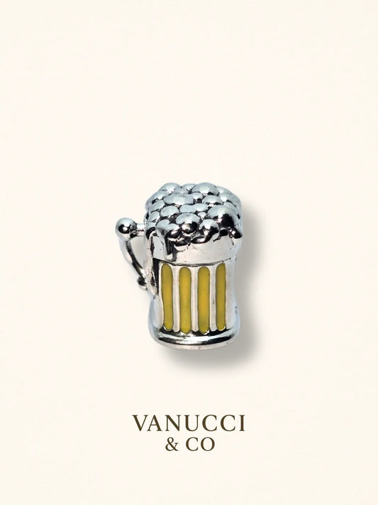 Charm Cerveza Plata 925 - VANUCCI & CO