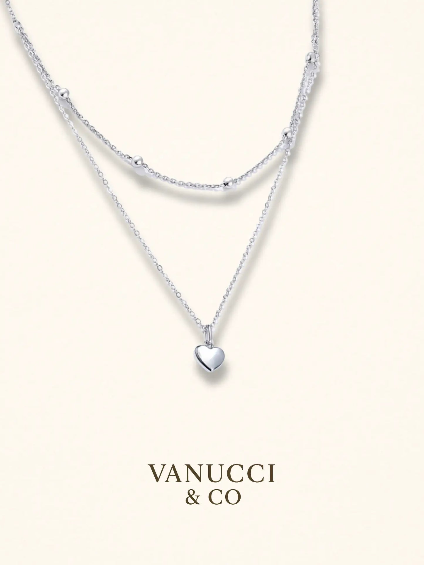Collar Corazón Plata 925 - VANUCCI & CO