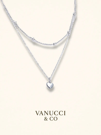 Collar Corazón Plata 925 - VANUCCI & CO