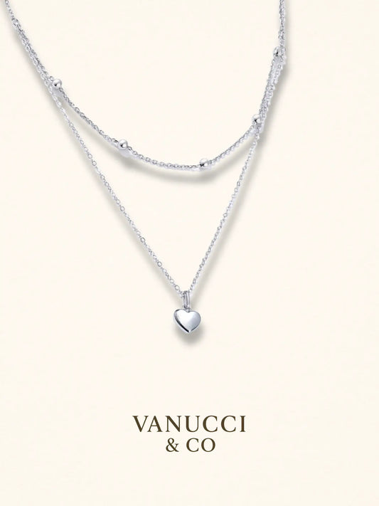 Collar Corazón Plata 925 - VANUCCI & CO
