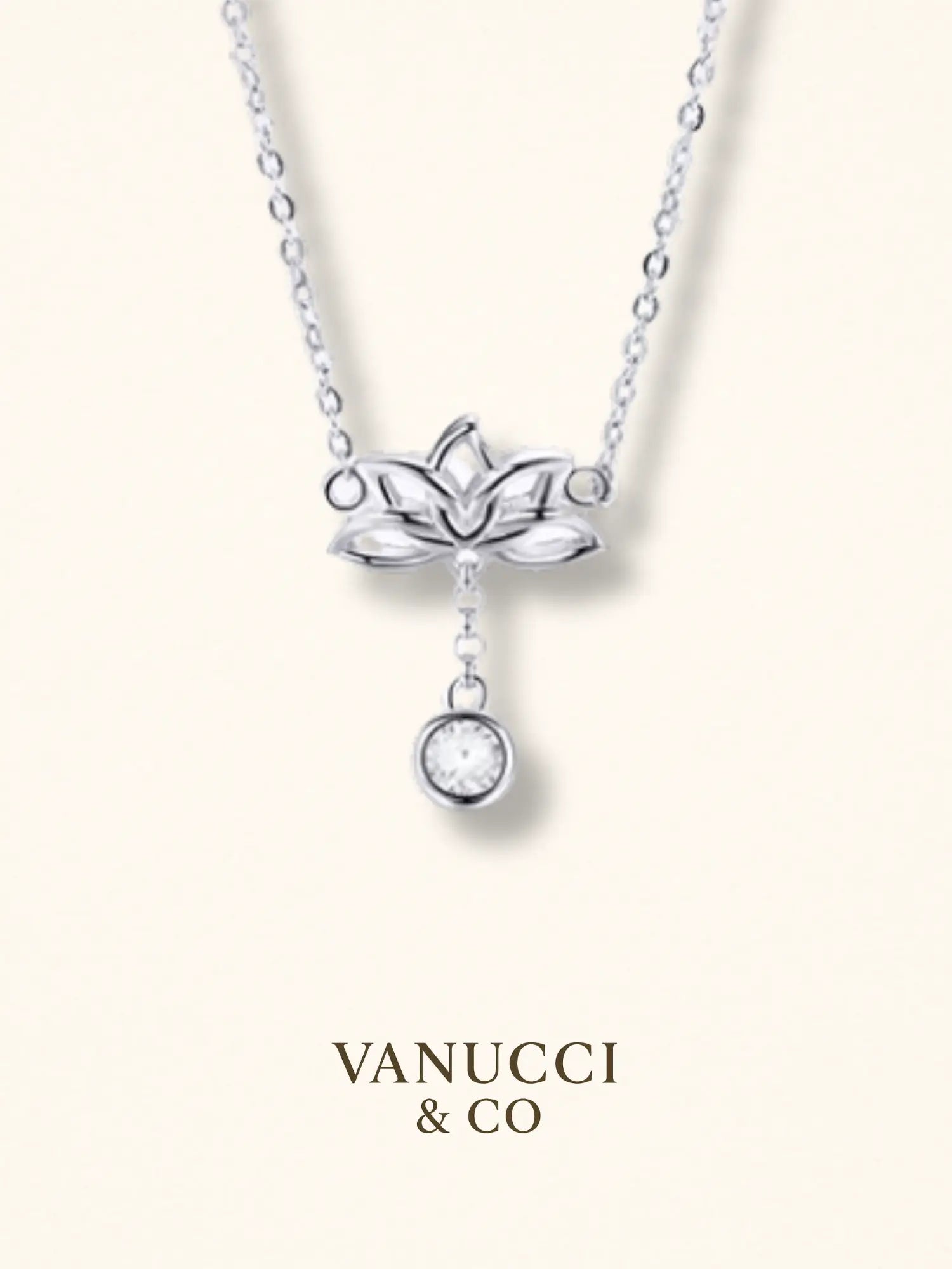 Collar Flor Plata 925 - VANUCCI & CO