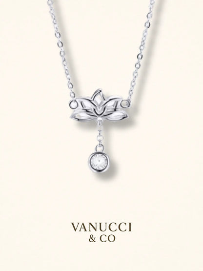 Collar Flor Plata 925 - VANUCCI & CO