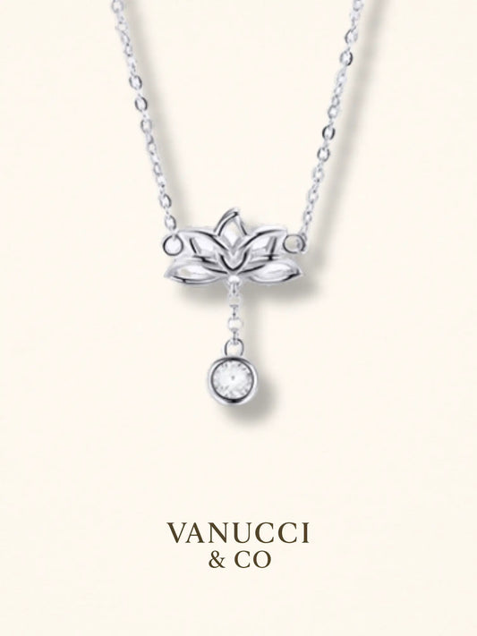 Collar Flor Plata 925 - VANUCCI & CO