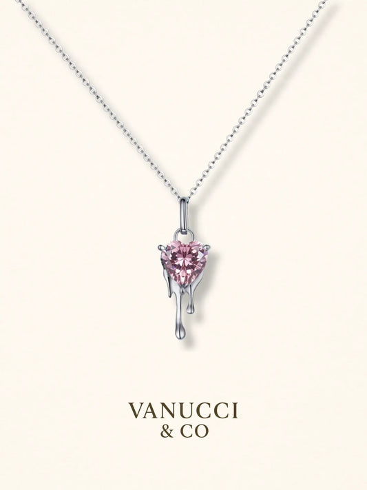 Collar Corazón derretido Plata 925 - VANUCCI & CO