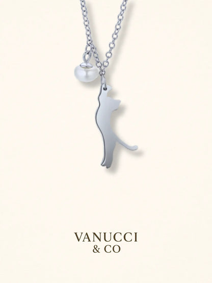 Collar Gato Plata 925 - VANUCCI & CO