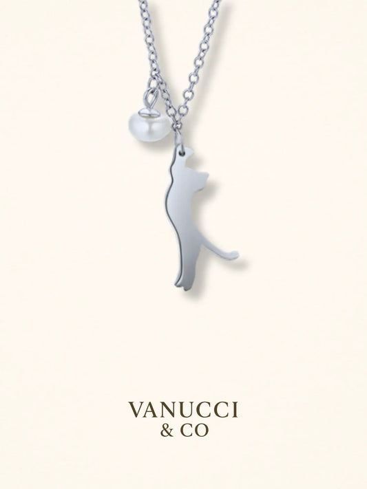 Collar Gato Plata 925 - VANUCCI & CO