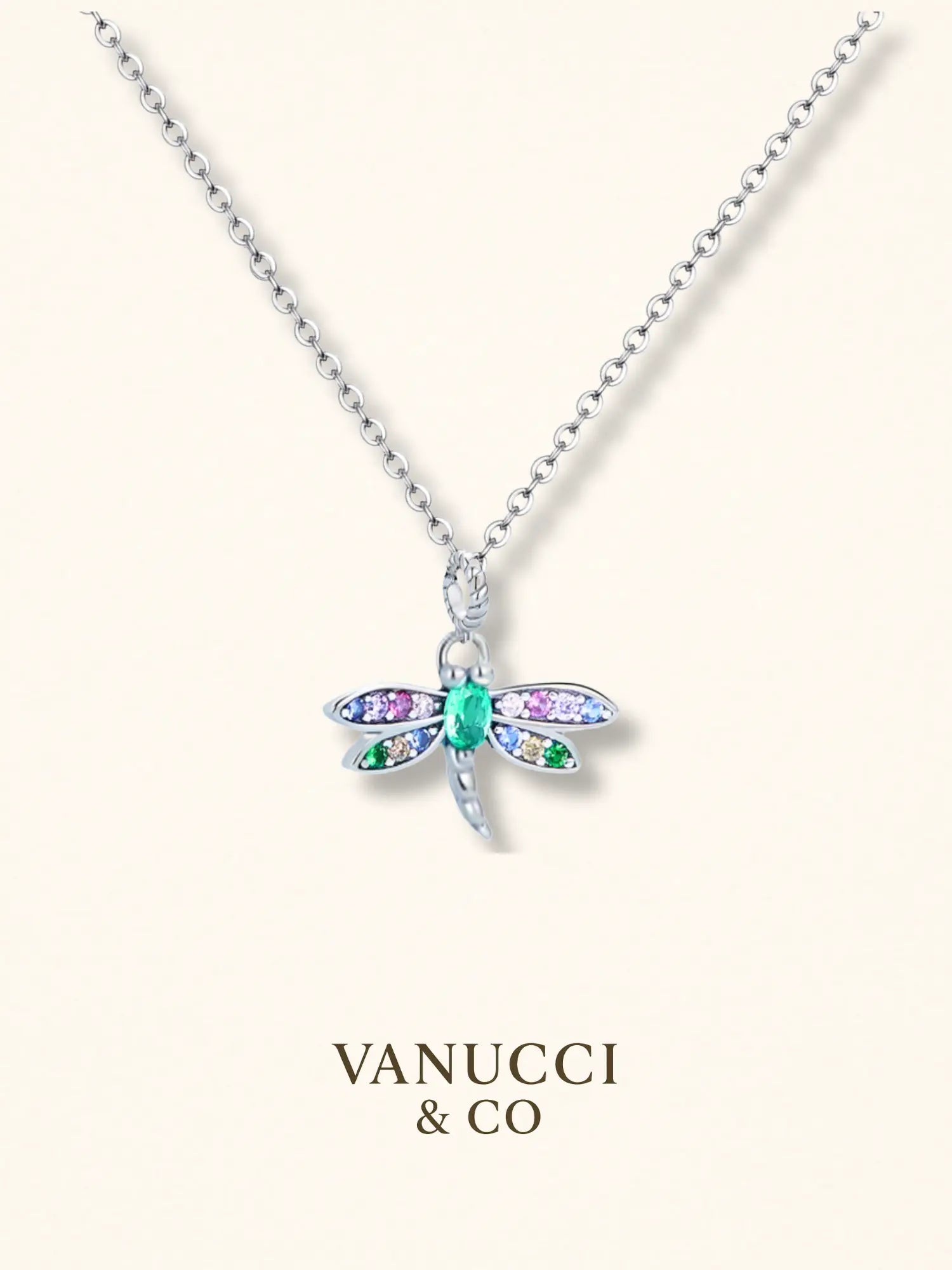 Collar Libélula Plata 925 - VANUCCI & CO