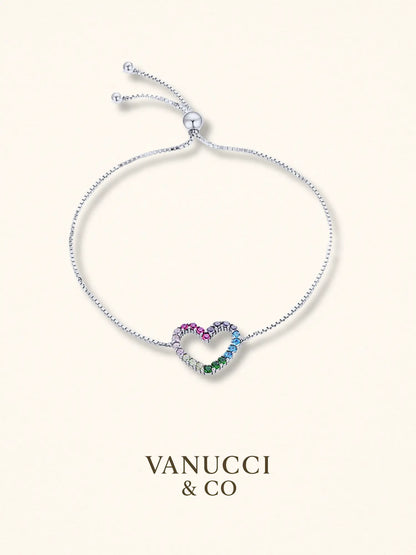 Pulsera Corazón Plata 925 - VANUCCI & CO