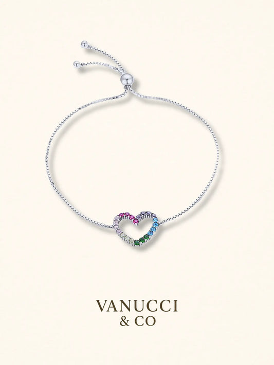 Pulsera Corazón Plata 925 - VANUCCI & CO
