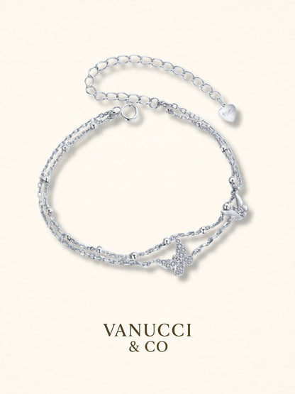 Pulsera Mariposa Plata 925 - VANUCCI & CO