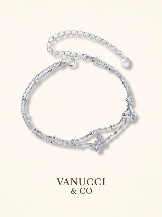 Pulsera Mariposa Plata 925 - VANUCCI & CO