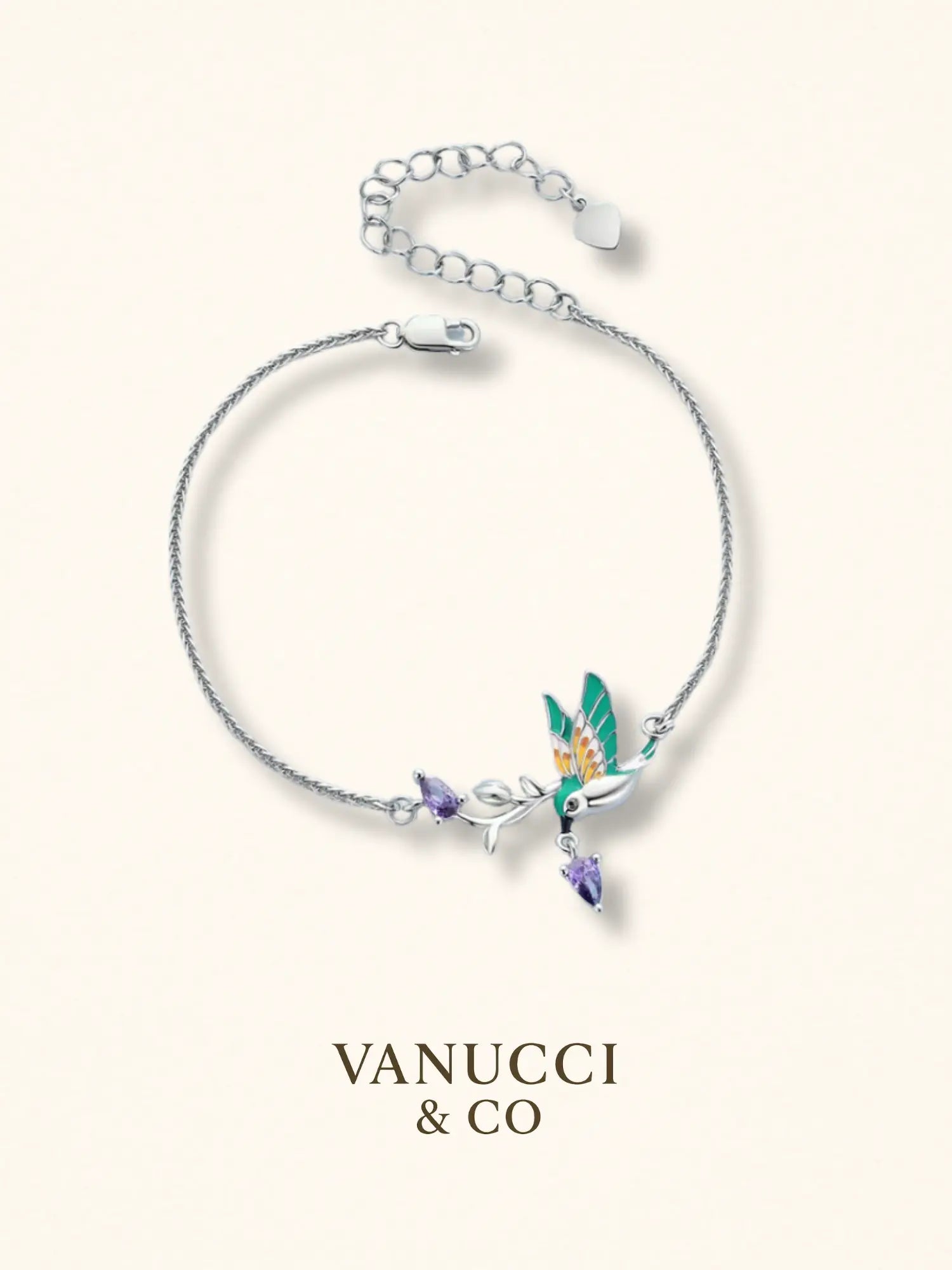 Pulsera Colibrí Plata 925 - VANUCCI & CO