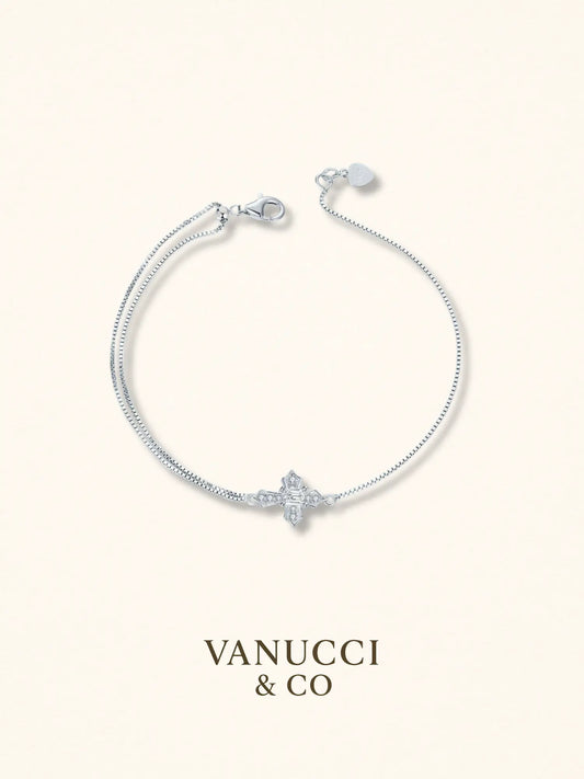 Pulsera Cruz Plata 925 - VANUCCI & CO