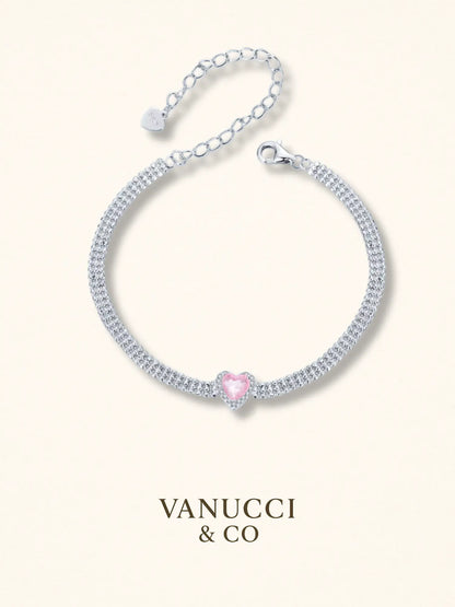 Pulsera de Corazón Plata 925 - VANUCCI & CO