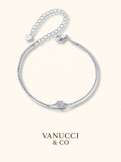 Pulsera Corazón Plata 925 - VANUCCI & CO
