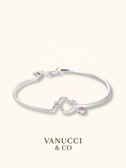 Pulsera Corazón Plata 925 - VANUCCI & CO