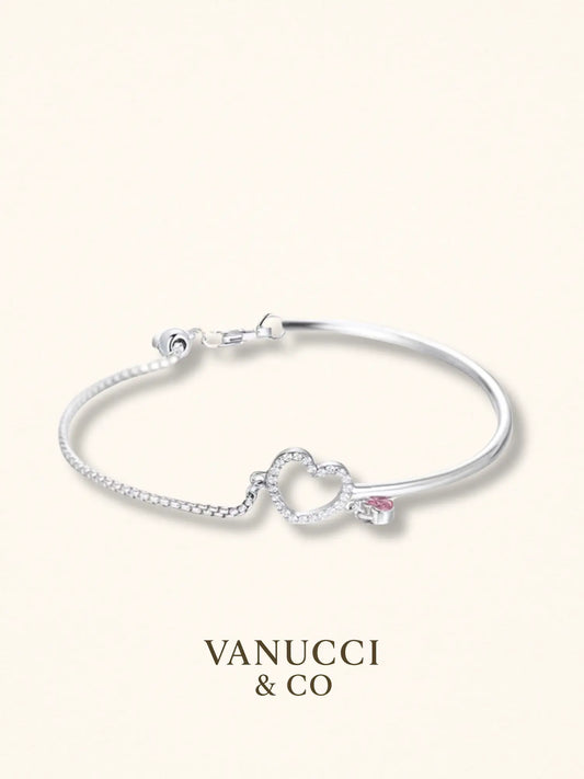 Pulsera Corazón Plata 925 - VANUCCI & CO