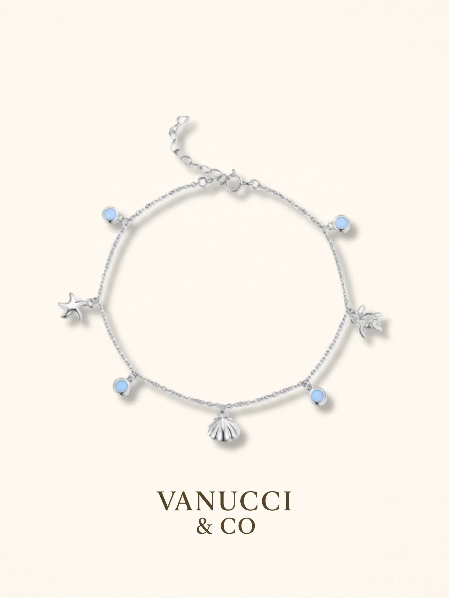 Tobillera Estrella Plata 925 - VANUCCI & CO