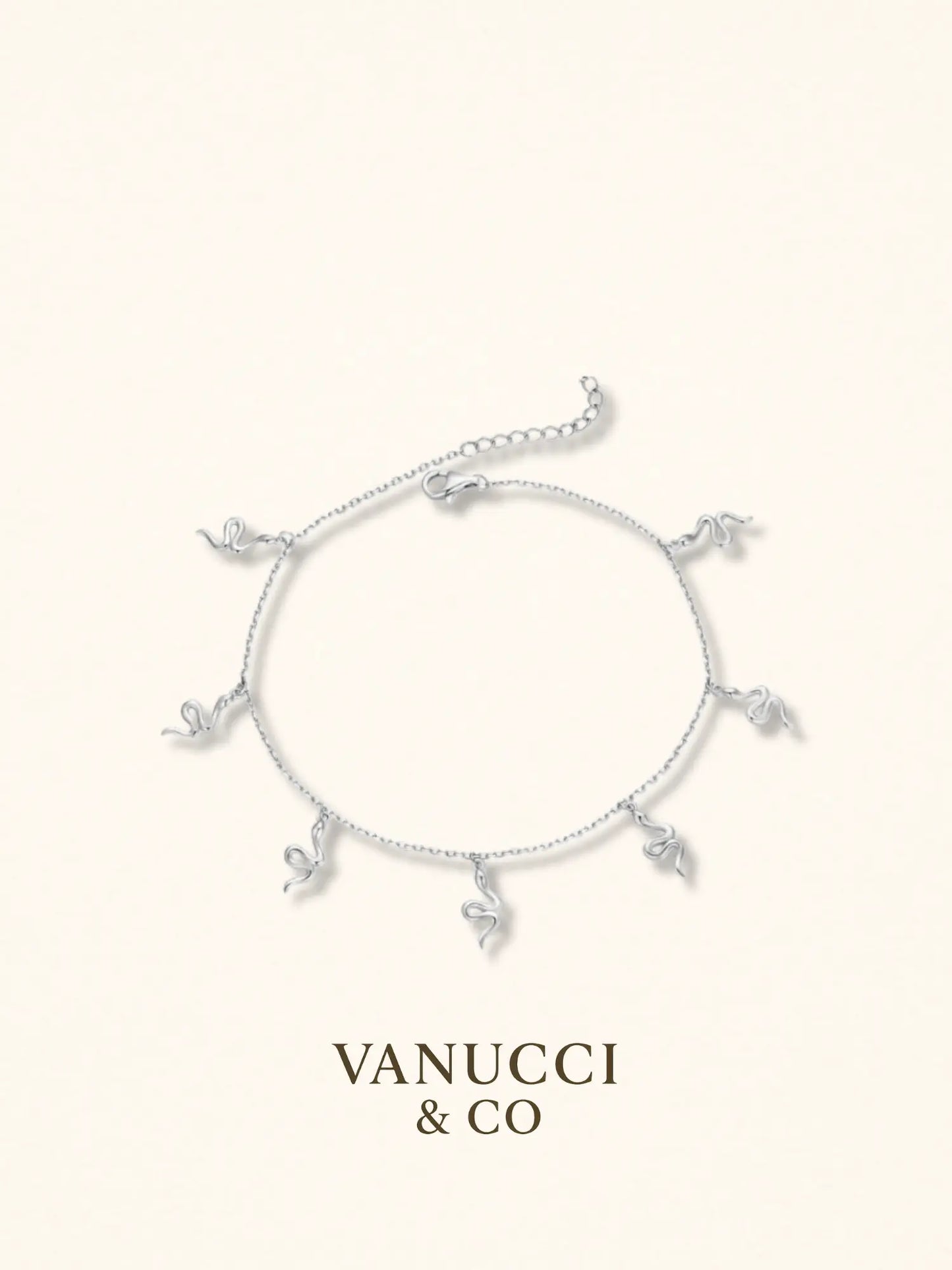 Tobillera Serpiente Plata 925 - VANUCCI & CO