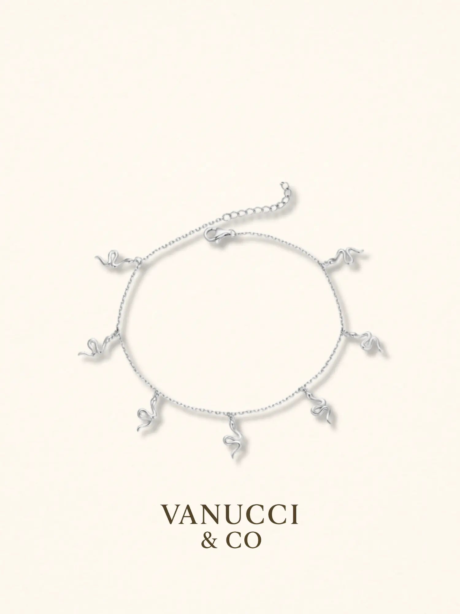 Tobillera Serpiente Plata 925 - VANUCCI & CO